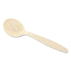 Plastic Cutlery, Heavyweight Soup Spoons, 5 3/4&quot;,