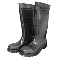 General-Purpose Steel-Toe PVC Boots, Black, Size 10 - PVC