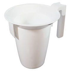 Value-Plus Toilet Bowl Caddy, White, Plastic, 16&quot; High x 4