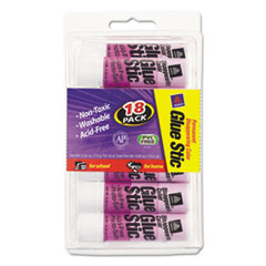 Purple Application Permanent
Glue Stics, 0.26 oz, 18/Pack
- GLUE,STIC,18PK,VALU,PP