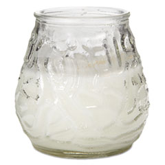 Victorian Filled Candle,
Clear, 60 Hour Burn, 3 3/4&quot;H
- C-FANCY LITE VICTORIAN
CANDLE 60HR CLE 12