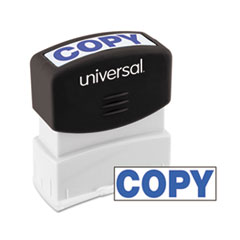 Message Stamp, COPY, Pre-Inked/Re-Inkable, Blue -