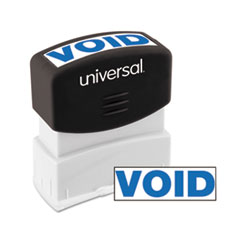 Message Stamp, VOID, Pre-Inked/Re-Inkable, Blue -