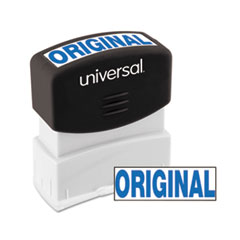 Message Stamp, ORIGINAL, Pre-Inked/Re-Inkable, Blue -