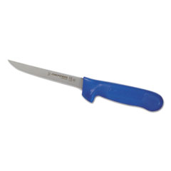 Sani-Safe Boning Knife, Narrow, Blue Polypropylene