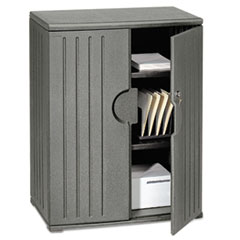 OfficeWorks Resin Storage Cabinet, 36w x 22d x 46h,