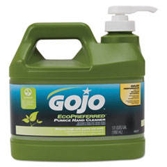 Ecopreferred Pumice Hand
Cleaner, 1/2 Gal Pump Bottle,
Lime Scent - GOJO H-DTY HAND
CLNR W/PUM 4