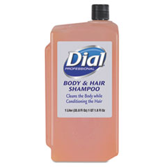 Body &amp; Hair Care, Peach
Scent, 1 Liter Cartridge -
TOTAL BODY SHAMPOO8/1 LITER