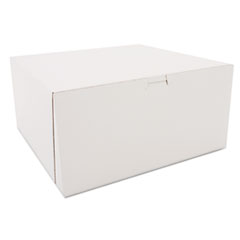 Tuck-Top Bakery Boxes, White,
Paperboard, 12 x 12 x 6 -
C-12x12x6 PLAIN WHITE
BOXBAKERY 50/CASE