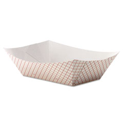 Kant Leek Clay-Coated Paper
Food Tray, 8 X 11 x 2 9/10,
Red Plaid - KANT LEEK PPR
FOOD TRAY 10LB RD PLAID 2/125