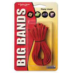 Big Bands, Rubber Bands, 7 x
1/8, 12/Pack -
RUBBERBANDS,7X1/8,RD