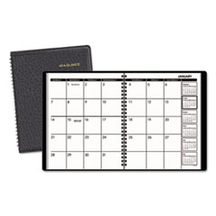 Monthly Planner, 6 7/8 x 8 3/4, Black, 2015 -