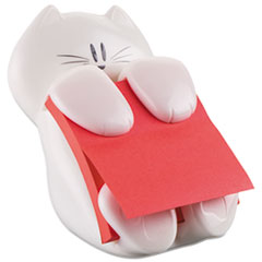 Pop-Up Note Dispenser Cat
Shape, 3 x 3, White -
DISPENSER,POP-UP,CAT,WH