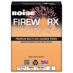 FIREWORX Colored Paper, 20lb, 8-1/2 x 11, Pumpkin Glow, 500