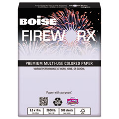 FIREWORX Colored Paper, 20lb,
8-1/2 x 11, Luminous
Lavender, 500 Sheets/Ream -
PAPER,FRWX,8.5X11,20#,LAV