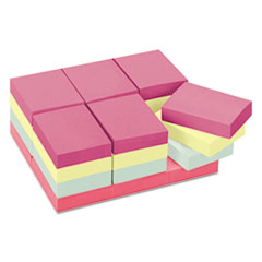 Pastel Notes Value Pack, 1 1/2 x 2, Assorted, 24