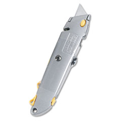 Quick-Change Utility Knife
w/Retractable Blade &amp; Twine
Cutter, Gray - C-KNIFE,QUICK
CHANGEUTILITY 6EA