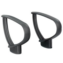 Optional Loop Arm Kit for
Mesh Extended Height Chair,
Black - ARMREST,LOOP,MESH,BK