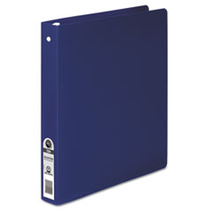 ACCOHIDE Poly Ring Binder
With 35-Pt. Cover, 1&quot;
Capacity, Dark Royal Blue -
BNDR,RNG,11X8.5,1IN,DBE
