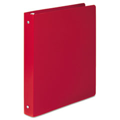 ACCOHIDE Poly Ring Binder
With 35-Pt. Cover, 1&quot;
Capacity, Executive Red -
BNDR,RNG,11X8.5,1IN,ERRD