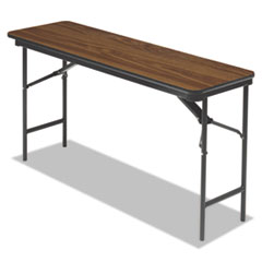 Premium Wood Laminate Folding
Table, Rectangular, 60w x 18d
x 29h, Oak -
TABLE,18X60,FOLDING,OK