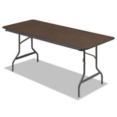Economy Wood Laminate Folding
Table, Rectangular, 72w x
30d, Walnut -
TABLE,30X72,FOLDING,WAL