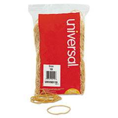Rubber Bands, Size 19, 3-1/2
x 1/16, 1240 Bands/1lb Pack -
RUBBERBANDS,SIZE 19,1LB