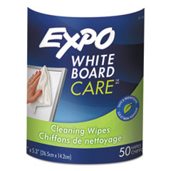 Dry Erase Board Cleaning Wet
Wipes, 6 x 9, 50/Container -
TOWELETTE,50-6X9SH,EXPO