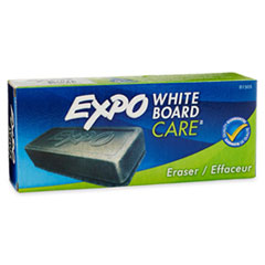 Dry Erase Eraser, Soft Pile, 5 1/8w x 1 1/4h - ERASER,DRY
