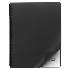 Opaque Plastic Binding System
Covers, 11-1/4 x 8-3/4,
Black, 25/Pack - COVER,BND
DESIGN 25PK,BK