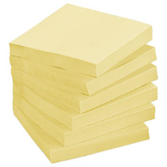 Recycled Notes, 3 x 3, Canary
Yellow, 24 75-Sheet Pads/Pack
- NOTE,PD,RECY,3X3,24PK,CA
