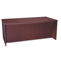 BL Laminate Series Bow Front Desk Shell, 72w x 42w x 29h,
