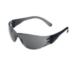 Checklite Scratch-Resistant Safety Glasses, Gray Lens -