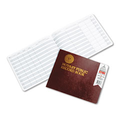 Notary Public Record, Burgundy Cover, 60 Pages, 8