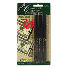 Smart Money Counterfeit Bill
Detector Pen for Use w/U.S.
Currency, 3/Pack -
PEN,DETECTR,COUNTRFT,3PK