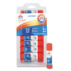 All-Purpose Permanent Glue Sticks, 24/Pack - GLUE,STICK,