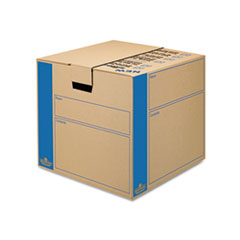 SmoothMove Moving Storage
Box, Extra Strength, Medium,
18w x 18d x 16h, Kraft -
BOX,MEDIUM MOVING,BRKR