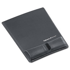 Memory Foam Wrist Support w/Attached Mouse Pad,
