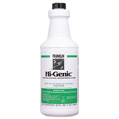 Hi-Genic Non-Acid Bowl &amp;
Bathroom Cleaner, 32 oz.
Bottle - C-HI-GENIC NON-ACID
BOWBATH CLNR RTU 12/32OZ