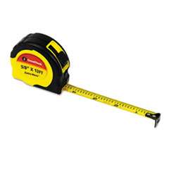ExtraMark Power Tape, 5/8&quot; x
12ft, Steel, Yellow/Black -
C-GREAT NECK EXTRA MARK TAPE
MEASURE 6/IN 24/CS