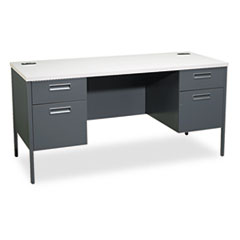 Metro Series Kneespace
Credenza, 60w x 24d x
29-1/2h, Gray
Patterned/Charcoal -
CREDENZA,60X24,CC/GY