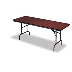 Premium Wood Laminate Folding
Table, Rectangular, 60w x 30d
x 29h, Mahogany -
TABLE,30X60,FOLDING,MAH