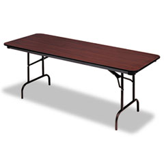 Premium Wood Laminate Folding
Table, Rectangular, 72w x 30d
x 29h, Mahogany -
TABLE,30X72,FOLDING,MAH