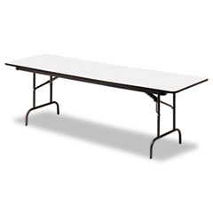 Premium Wood Laminate Folding Table, Rectangular, 96w x 30d