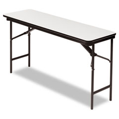 Premium Wood Laminate Folding
Table, Rectangular, 60w x 18d
x 29h, Gray -
TABLE,18X60,FOLDING,GY