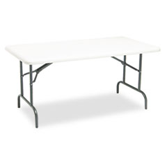 IndestrucTable TOO 1200
Series Resin Folding Table,
60w x 30d x 29h, Platinum -
TABLE,FOLD 30&quot;DX60&quot;W,PM