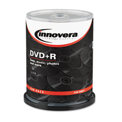 DVD Discs, 4.7GB, 16x,
Spindle, Silver, 100/Pack -
DISC,DVD,4.7GB,100PK
