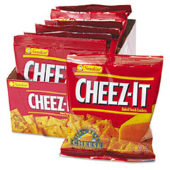 Cheez-It Crackers, 1.5oz
Single-Serving Snack Pack, 8
Packs/Box -
CRACKER,CHZIT,1.5OZ