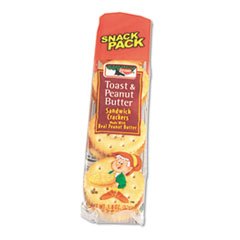 Sandwich Crackers, Peanut
Butter, 8 Cracker Snack Pack
- FOOD,CRACKERS,PEANUT BUTR