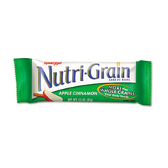 Nutri-Grain Cereal Bars,
Apple-Cinnamon, Indv Wrapped
1.3oz Bar, 16/Box -
BAR,NUTRIGRAIN,APPLCINN